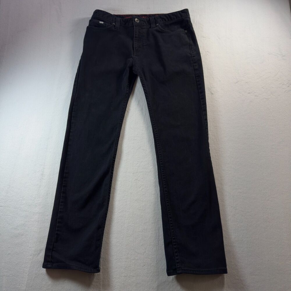 Vans Jeans Men's Size 30 Straight color Black Stretch Denim